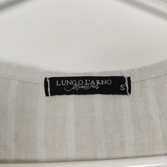 Lungo L'arno Women's Maxi Striped Shirt Dress Size Small Quiet Luxury Old Money - Picture 3 of 11